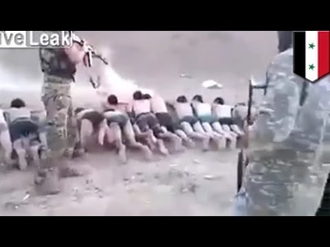 شاهد فيديو لمجزرة أطفال في سورية