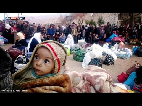 شاهد مضايا مقدمة لمساعدات تطال المناطق المحاصرة