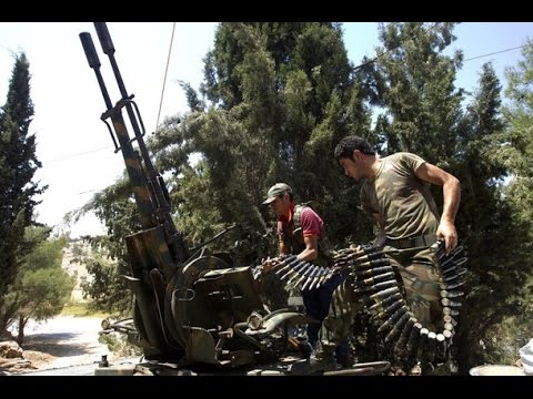 شاهد استمرار المعارك العنيفة في مدينة الشيخ مسكين في ريف درعا