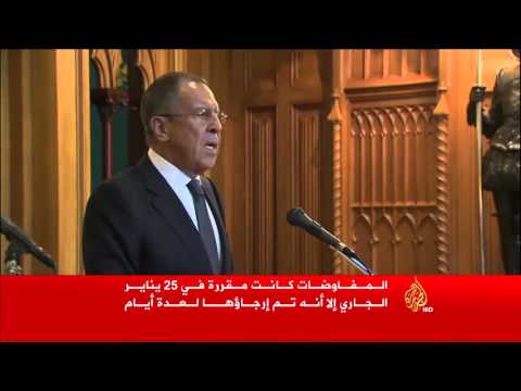 شاهد كيري ينفي وجود موعد معلن لمفاوضات جنيف3
