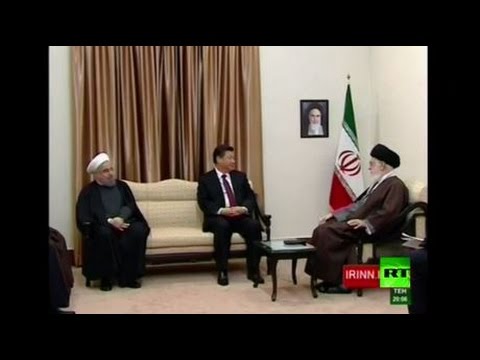 شاهد لقاء الرئيس الصيني مع علي خامنئي