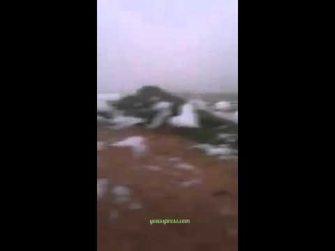 شاهد سحاب كثيف يسقط في منطقة دكالة