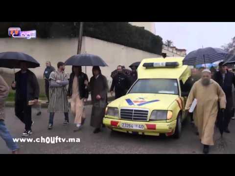 شاهد لحظات شهدتها جنازة الزمزمي في طنجة