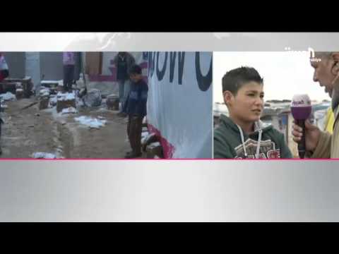 الأحوال الجوية تؤرق اللاجئين السوريين