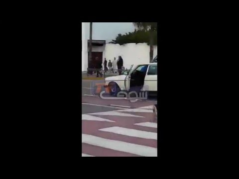 شاهد حادثة سير خطيرة في شارع محمد السادس