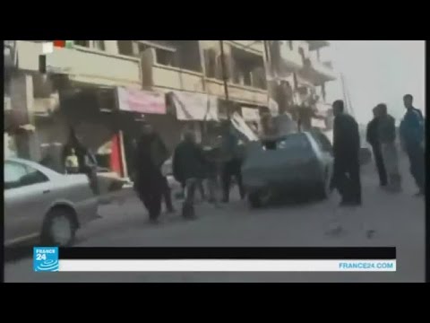 فيديو هجمات انتحارية في حمص ودمشق