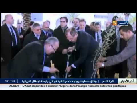 شاهد لافروف يغرس شجرة الصداقة الجزائرية الروسية