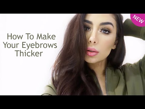 شاهد طريقة تكثيف الحواجب